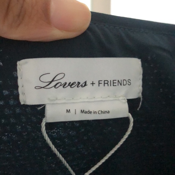 Lovers + Friends Parnell moss green sequin party asymmetrical dress size M - Picture 5 of 6